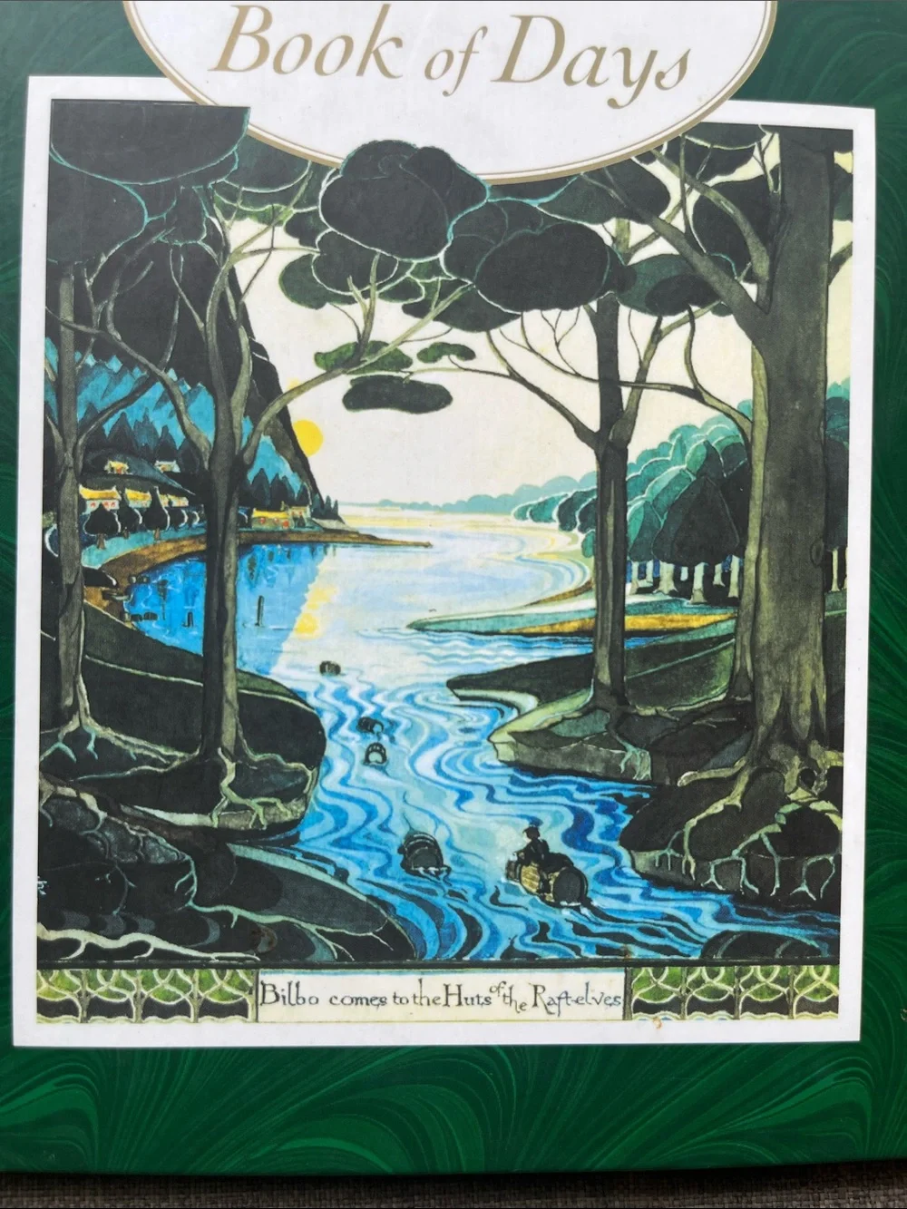 Tolkein Book of Days Daily Calendar Task Journal Lord of the Rings